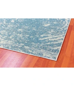 Dynamic Rugs ZODIAC Aqua Blue 6627 7ft. 10in. x 10ft. 10in. Rect. Rug