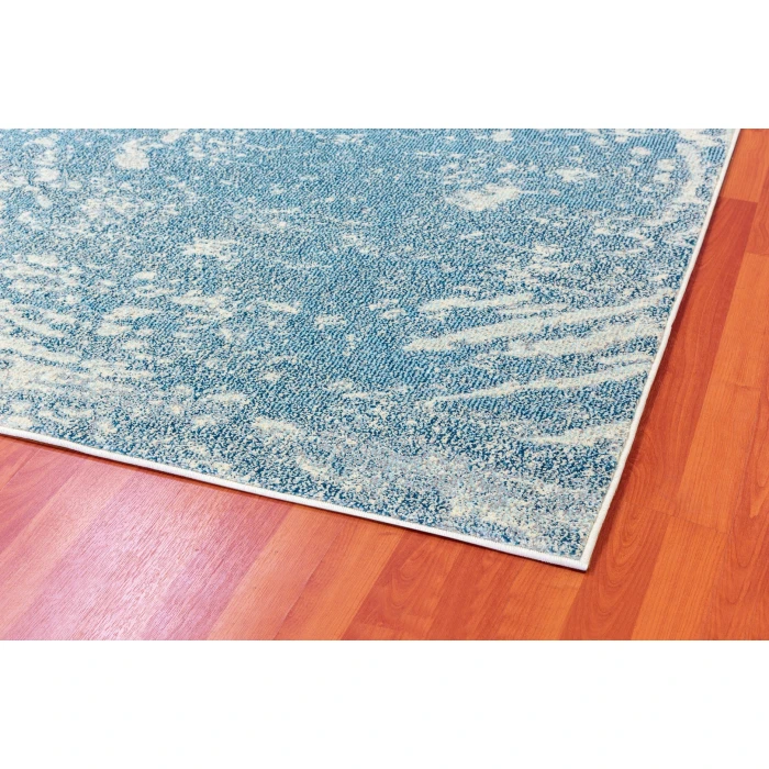 Dynamic Rugs ZODIAC Aqua Blue 6627 5ft. 3in. x 7ft. 7in. Rect. Rug