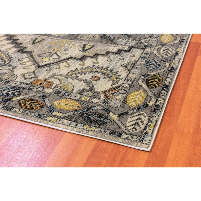 Dynamic Rugs ZODIAC Grey 6630 7ft. 10in. x 10ft. 10in. Rect. Rug