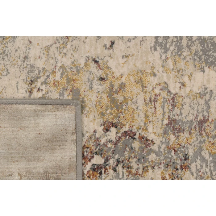 Dynamic Rugs COUTURE Grey/Gold 52023 3ft. 11in. x 5ft. 7in. Rect. Rug