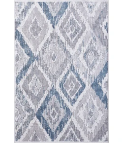 Dynamic Rugs MOSAIC Cream/Grey/Blue 1669 5ft. 3in. x 7ft. 7in. Rect. Rug