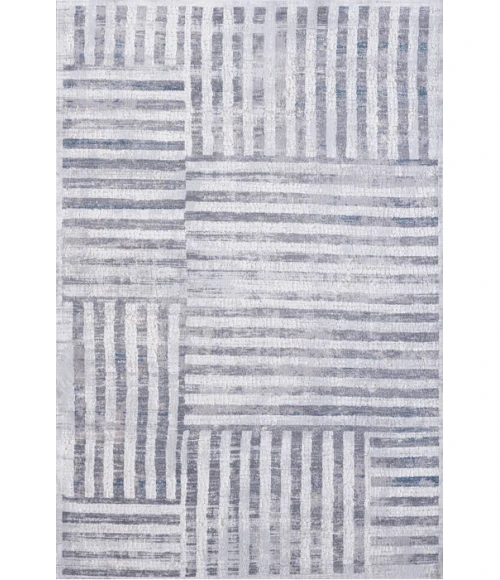 Dynamic Rugs MOSAIC Cream/Grey 1671 5ft. 3in. x 7ft. 7in. Rect. Rug