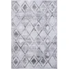 Dynamic Rugs MOSAIC Grey/Cream 1666 2ft. 2in. x 7ft. 7in. Rect. Rug