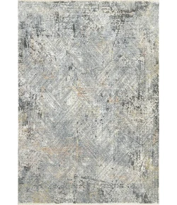 Dynamic Rugs NIRVANA Grey/Blue 1949 4ft. x 5ft. 6in. Rect. Rug