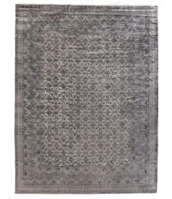 Exquisite Rugs Antique Weave Bamboo Ivory/Silver 100016X9 6ft.X9ft. Rect. Rug