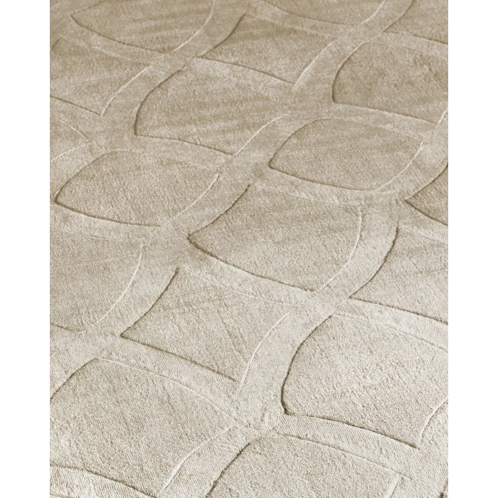 Exquisite Rugs Smooch Geo Light Beige 100036X9 6ft.X9ft. Rect. Rug