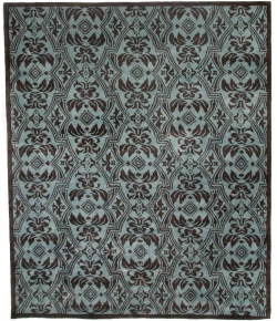Exquisite Rugs Tufted Contemporary Blue/Brown 100512X15 12ft.X15ft. Rect. Rug