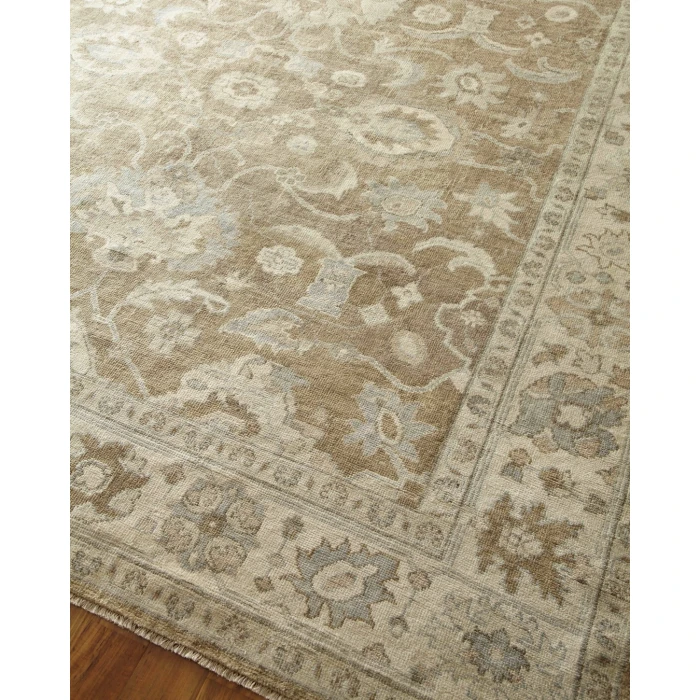 Exquisite Rugs Antique Weave Oushak Gray/Brown 20014X6 4ft.X6ft. Rect. Rug