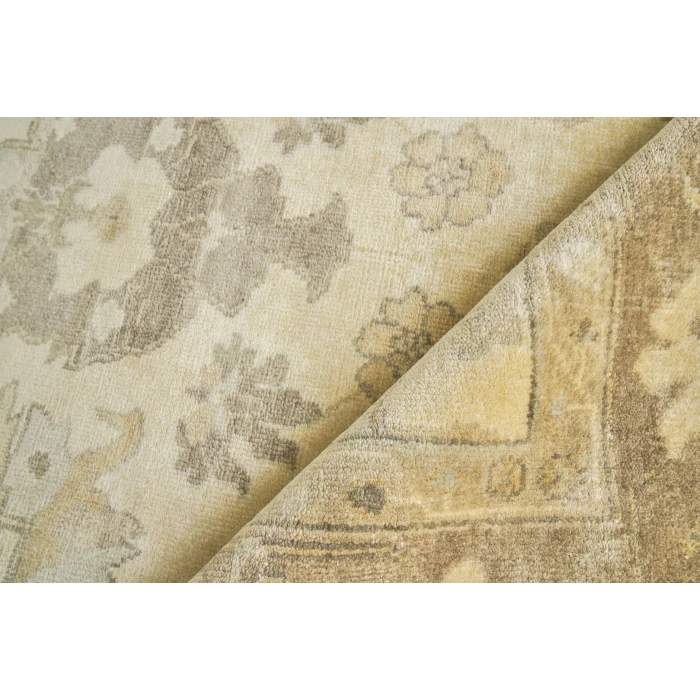 Exquisite Rugs Antique Weave Oushak Ivory/Gray/Beige 20028X10 8ft.X10ft. Rect. Rug