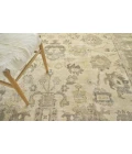 Exquisite Rugs Antique Weave Oushak Ivory/Gray/Beige 20026X9 6ft.X9ft. Rect. Rug