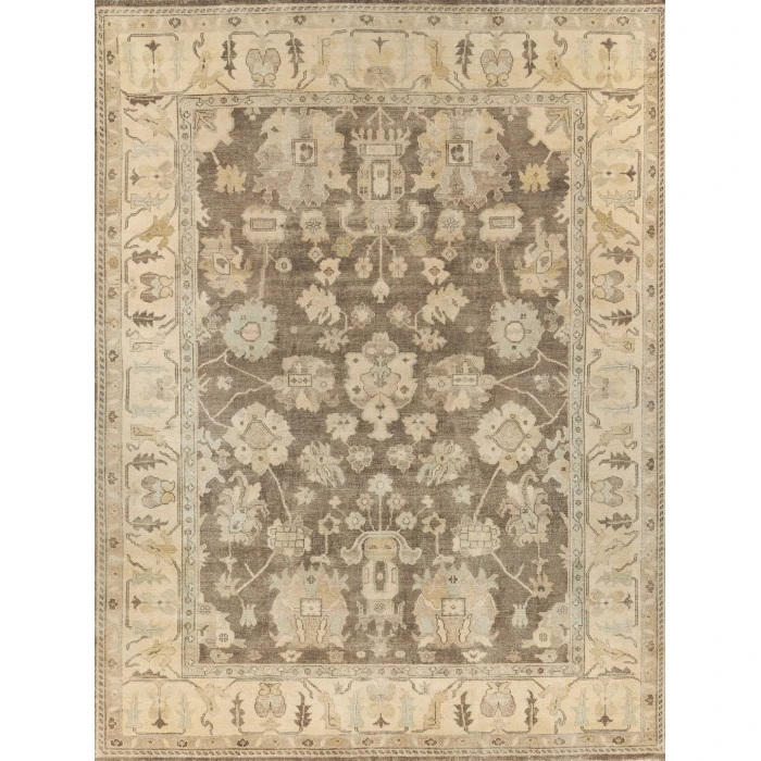 Exquisite Rugs Antique Weave Oushak Gray/Ivory 200310X14 10ft.X14ft. Rect. Rug