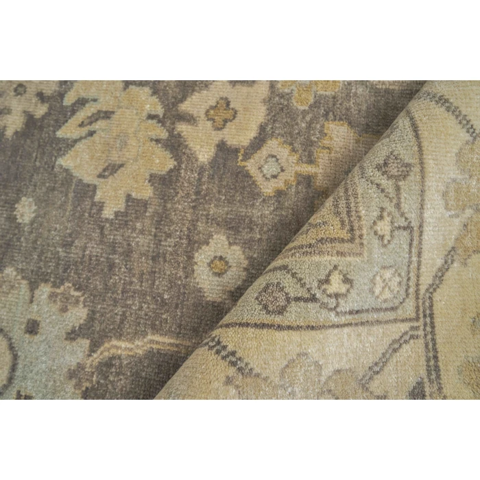 Exquisite Rugs Antique Weave Oushak Gray/Ivory 200310X14 10ft.X14ft. Rect. Rug