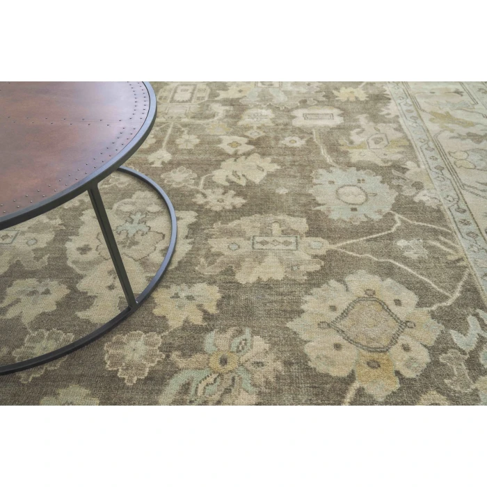 Exquisite Rugs Antique Weave Oushak Gray/Ivory 200310X14 10ft.X14ft. Rect. Rug