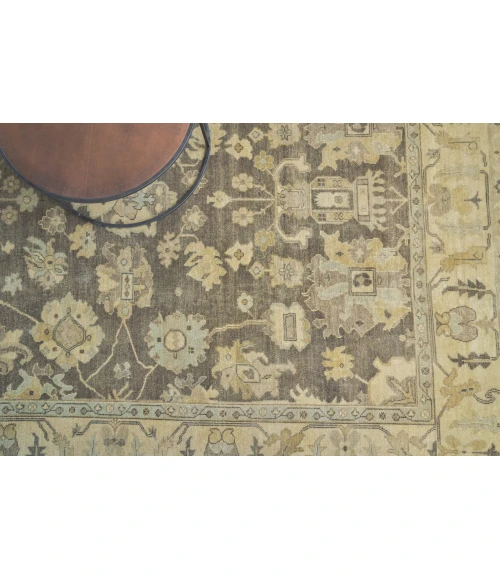 Exquisite Rugs Antique Weave Oushak Gray/Ivory 200314X18 14ft.X18ft. Rect. Rug