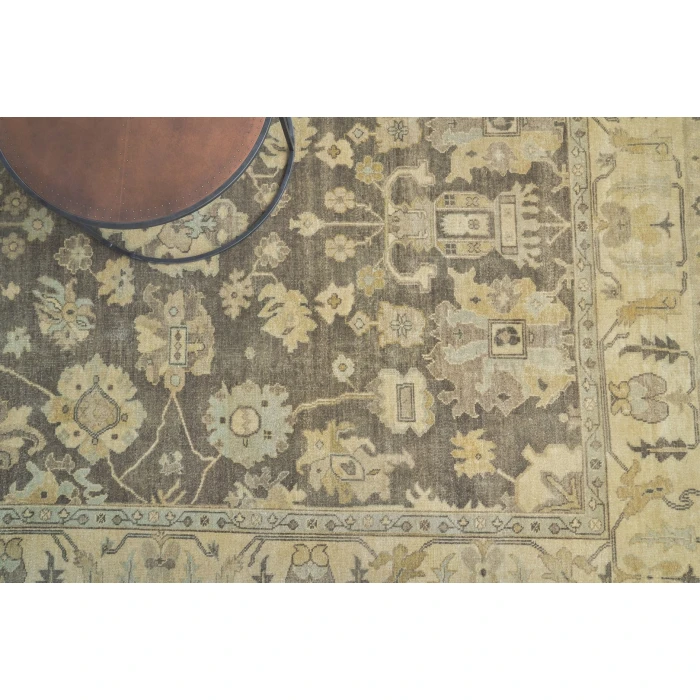 Exquisite Rugs Antique Weave Oushak Gray/Ivory 200310X14 10ft.X14ft. Rect. Rug
