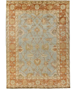 Exquisite Rugs Antique Weave Oushak Marine/Brick 20049X12 9ft.X12ft. Rect. Rug
