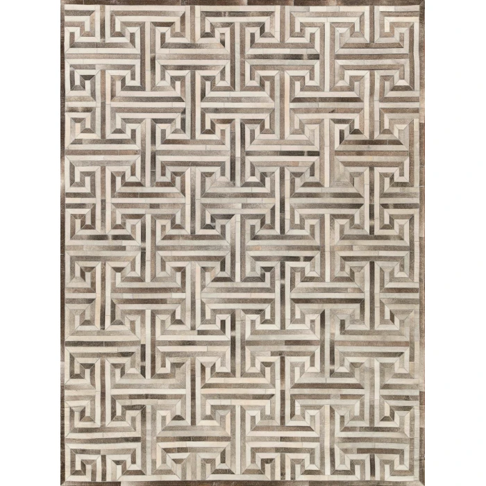 Exquisite Rugs Natural Hide Gray/Ivory 20085X8 5ft.X8ft. Rect. Rug