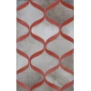 Exquisite Rugs Natural Hide Silver/Terracota 21368x10 8ft.x10ft. Rect. Rug