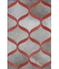Exquisite Rugs Natural Hide Silver/Terracota 21368x10 8ft.x10ft. Rect. Rug
