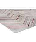 Exquisite Rugs Natural Hide Ivory/Beige/Red/Multi 21381X16 1ft.X1ft.6in. Rect. Rug