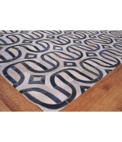 Exquisite Rugs Natural Hide Silver/Blue 2142116X146 11ft.6in.X14ft.6in. Rect. Rug