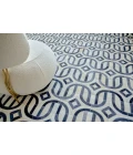 Exquisite Rugs Natural Hide Silver/Blue 2142116X146 11ft.6in.X14ft.6in. Rect. Rug