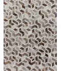 Exquisite Rugs Natural Hide Silver/Ivory 21448X11 8ft.X11ft. Rect. Rug