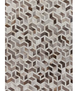 Exquisite Rugs Natural Hide Silver/Ivory 21448X11 8ft.X11ft. Rect. Rug