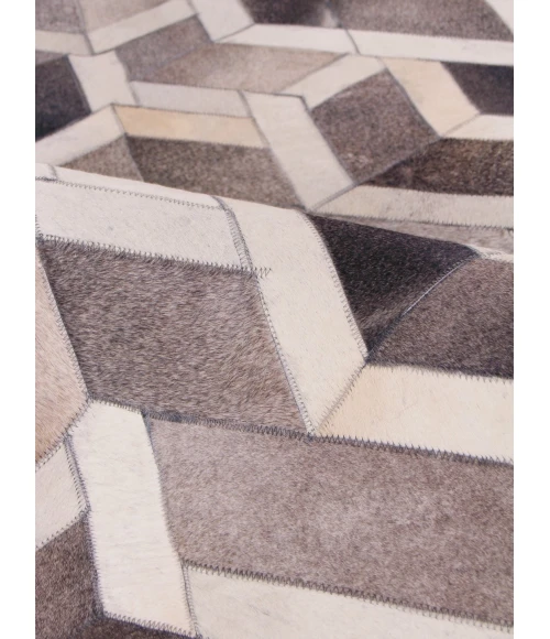 Exquisite Rugs Natural Hide Silver/Ivory 21448X11 8ft.X11ft. Rect. Rug