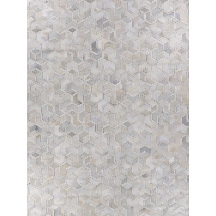 Exquisite Rugs Natural Hide Ivory 21451X16 1ft.X1ft.6in. Rect. Rug