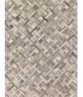 Exquisite Rugs Natural Hide Silver/Ivory 21491X16 1ft.X1ft.6in. Rect. Rug