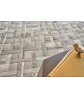 Exquisite Rugs Natural Hide Silver/Ivory 21491X16 1ft.X1ft.6in. Rect. Rug