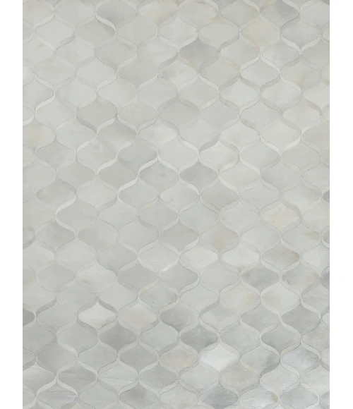 Exquisite Rugs Natural Hide Ivory 21501X16 1ft.X1ft.6in. Rect. Rug