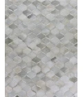 Exquisite Rugs Natural Hide Silver/Ivory 215196X136 9ft.6in.X13ft.6in. Rect. Rug