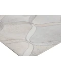 Exquisite Rugs Natural Hide Silver/Ivory 215196X136 9ft.6in.X13ft.6in. Rect. Rug