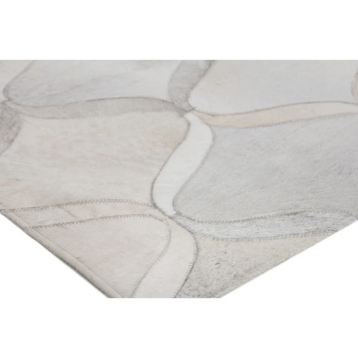 Exquisite Rugs Natural Hide Silver/Ivory 215196X136 9ft.6in.X13ft.6in. Rect. Rug