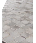 Exquisite Rugs Natural Hide Silver/Ivory 215196X136 9ft.6in.X13ft.6in. Rect. Rug