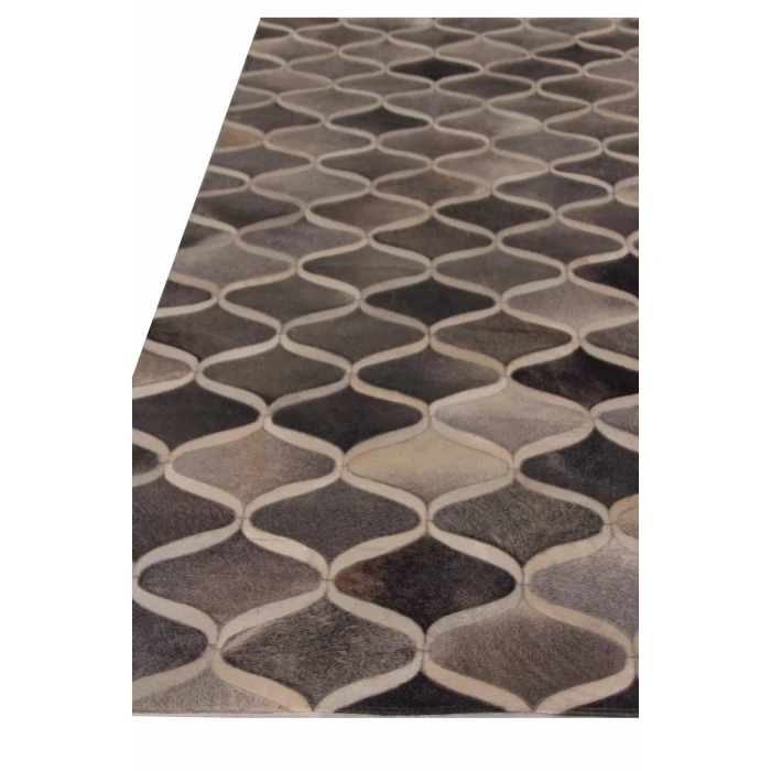 Exquisite Rugs Natural Hide Gray/Ivory 21528x10 8ft.x10ft. Rect. Rug
