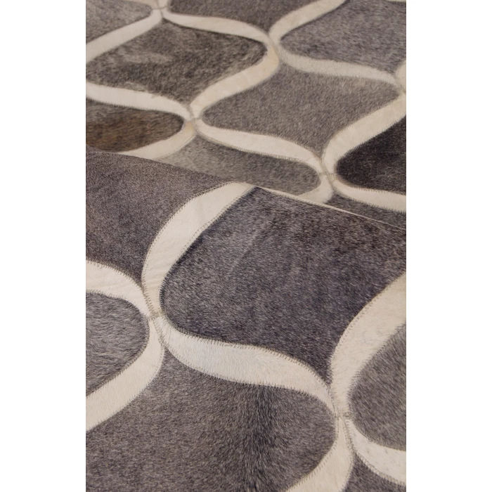 Exquisite Rugs Natural Hide Gray/Ivory 21528x10 8ft.x10ft. Rect. Rug