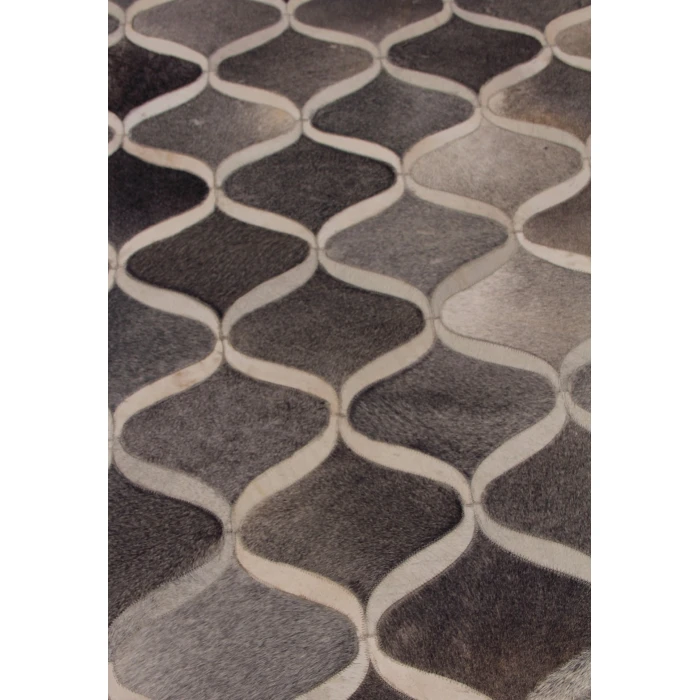 Exquisite Rugs Natural Hide Gray/Ivory 21528x10 8ft.x10ft. Rect. Rug