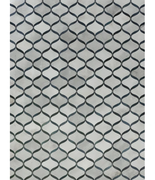 Exquisite Rugs Natural Hide Silver/Blue 2153116X146 11ft.6in.X14ft.6in. Rect. Rug