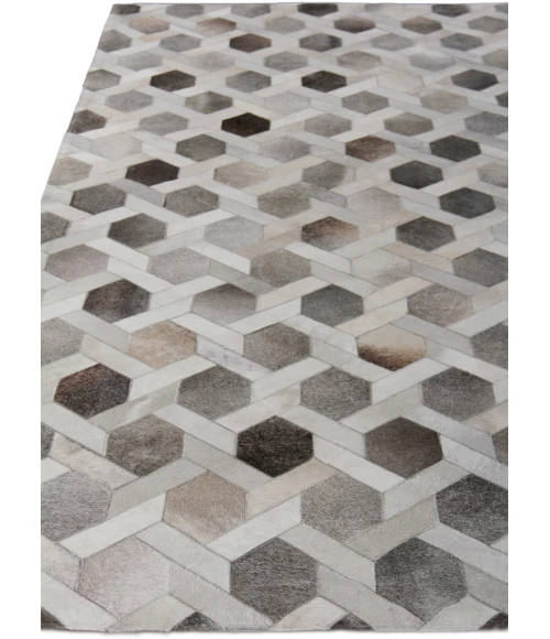 Exquisite Rugs Natural Hide Gray/Silver 21558X11 8ft.X11ft. Rect. Rug