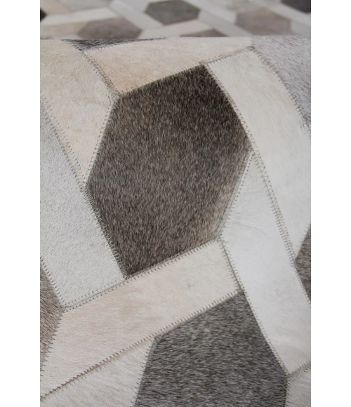 Exquisite Rugs Natural Hide Gray/Silver 21558X11 8ft.X11ft. Rect. Rug