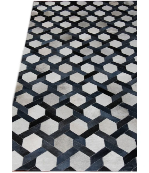 Exquisite Rugs Natural Hide Silver/Blue 2157116X146 11ft.6in.X14ft.6in. Rect. Rug