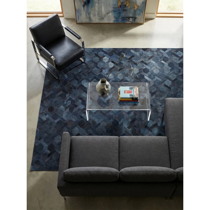 Exquisite Rugs Natural Hide Blue/Multi 2158116X146 11ft.6in.X14ft.6in. Rect. Rug