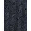 Exquisite Rugs Natural Hide Blue/Black/Multi 21591X16 1ft.X1ft.6in. Rect. Rug