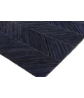 Exquisite Rugs Natural Hide Blue/Black/Multi 21591X16 1ft.X1ft.6in. Rect. Rug
