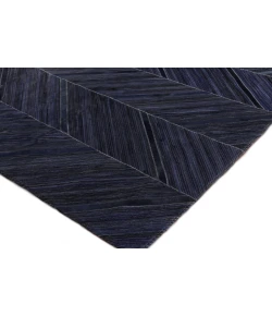 Exquisite Rugs Natural Hide Blue/Black/Multi 21591X16 1ft.X1ft.6in. Rect. Rug