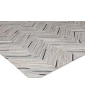 Exquisite Rugs Natural Hide Silver/Blue 216396X136 9ft.6in.X13ft.6in. Rect. Rug