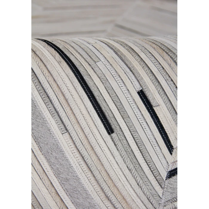 Exquisite Rugs Natural Hide Silver/Blue 216396X136 9ft.6in.X13ft.6in. Rect. Rug